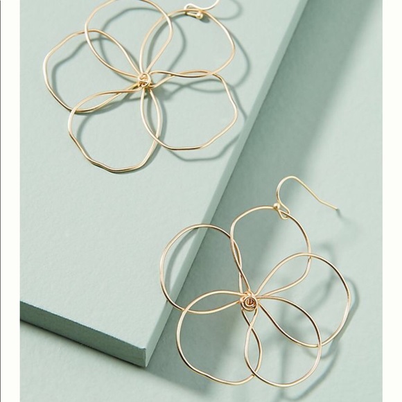 Anthropologie Jewelry - Anthropologi wire violet drop earring